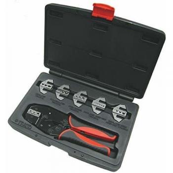 Coffret pince à sertir à cosse automatique DrakkarTools – 6 têtes – 220 mm – Noir