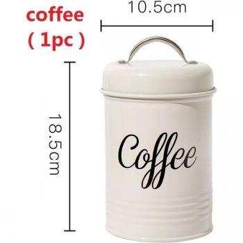 Iron Sugar and Spice Storage Bottles with Lids