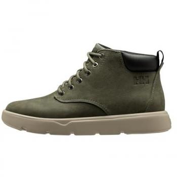 Sapatilha Helly Hansen Pinehurst em Couro Verde Escuro 40,5