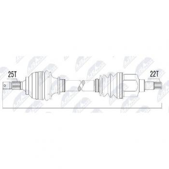 Semi‑asse NTY NPW‑CT‑010