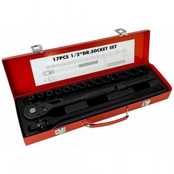 Set de 17 bussole hexagone 1/2 – 8 A – 24 mm – rallonge Mr70795