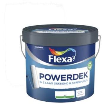 Flexa Witte Powerdek 2,5 Liter