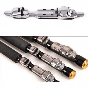 Clip para cañas de pescar con asiento de acero inoxidable