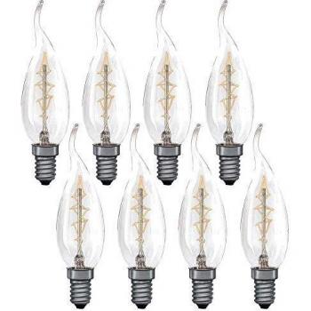 Windstoß Kerzenpaket Paulmann – 8x 40 W E14, Kohlefaden, dimmbar