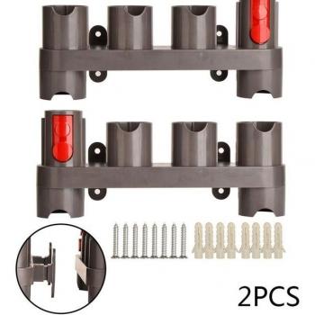 Soporte de almacenamiento sin perforaciones con 9 agujeros para Dyson V11 Dok