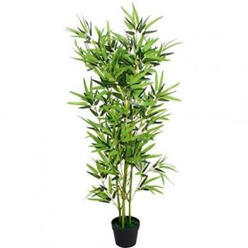 VidaXL Artificial Bamboo Plant with Pot 47.2 Green