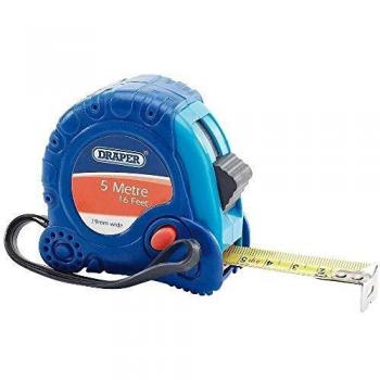 Draper Soft Touch Tape Measure Imperial & Metric 16ft / 5m 19mm