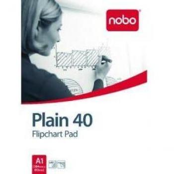 NOBO Flipchartblock 40 Blatt Blanko A1