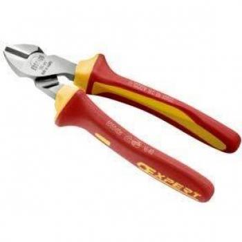 Expert E050407 Haarschneidepince 180 mm, 1000 V Isolierung, VDE‑sicher