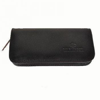 Windrose Maniküre Nappa Leder schwarz