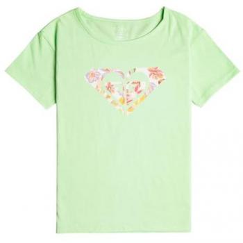 Camiseta Roxy Verde de Manga Corta para Niñas