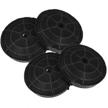 VHbw Filtres à charbon actif (4) – Elica AKR754/IX, AKR676NB, AKR976, ACUTA S48HE – 17,2 cm