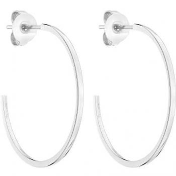 Orecchini argento 18mm a cerchio