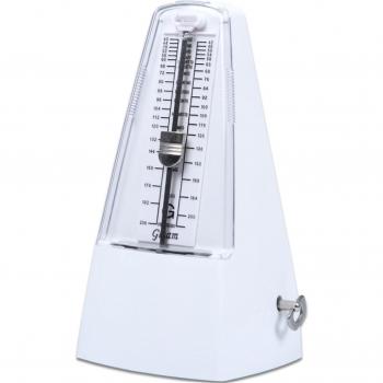 Asdays Mechanical Metronome – Compact 11.7 × 20.3 cm, White