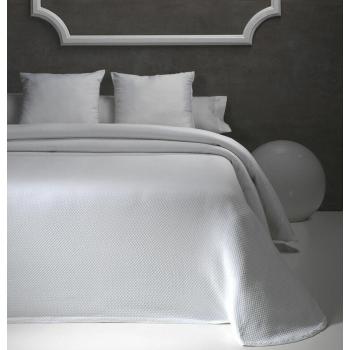 Elegant Jewel Jacquard Bedcover 230x270 White – Javier Larrainzar