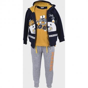 Conjunto bebé: 3 prendas con dibujo de oso (Marca La Ormiga)