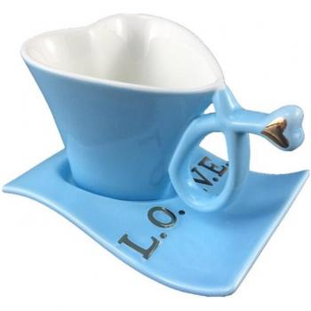 Couple's Heart Mug Set