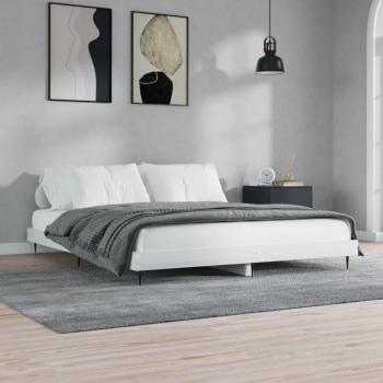 VidaXL High Gloss White Bed Frame 160x200 cm