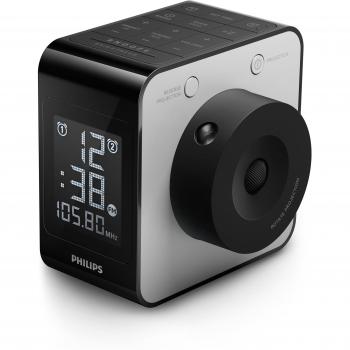 PHILIPS Digitale Orologio Radiosveglia LCD FM AJ4800 PROIETTORE ORA RETROILLMINA