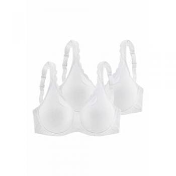 Bügel‑BH “Sheego” – Weiß, Cup C, Größe 85C