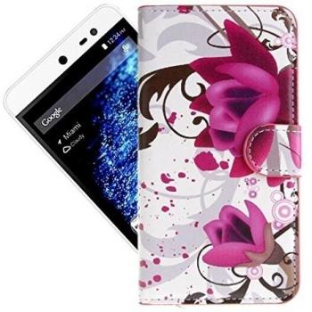 Tapa de Cuero PU para BLU Life X8 con Slot de Tarjeta