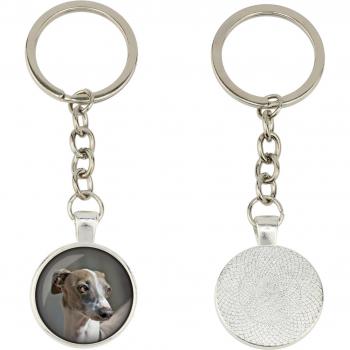 Personalized Italian Greyhound Keychain in Gift Box