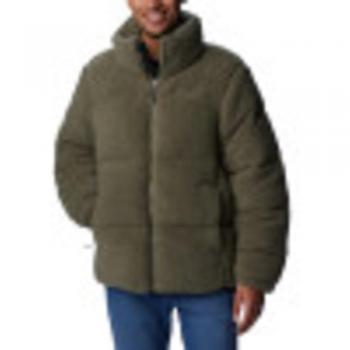 Orsetto Uomo Poncho Puff Sherpa Verde Marmo