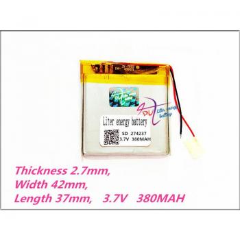 274237 Lithium Polymer Battery for MP3 MP4 MP5 GPS