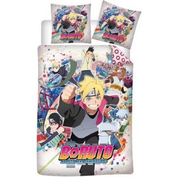 Élégance Boruto – Ensemble housse couette 140x200 cm et taies d’oreiller 63x63 cm, textile Oeko‑Tex, face double