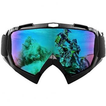 Lunettes de Motocross TPU Résine Coupe-Vent Protection UV