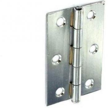 Zinc Plated Loose Pin Butt Hinges 75mm