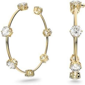 Pendientes de Aro Swarovski en Baño Oro Brillante