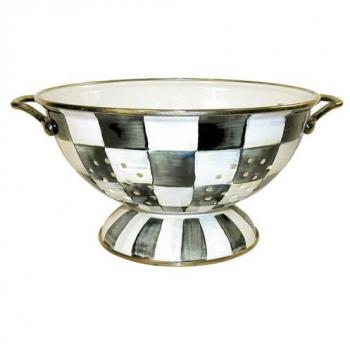 Small Courtly Check Colander by MacKenzie-Childs