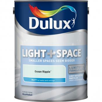 Dulux Light & Space Matt Emulsion Paint, Ocean Ripple, 5L