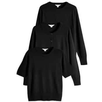 Collection 3 Pulls Noir à la Maille – Bundle