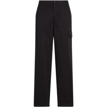 Calvin Klein Jeans Cargohose „Brushed Cotton Cargo Pant“ – Schwarz (CK Black)