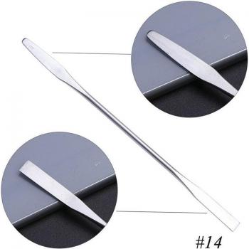 Décapant et cuillère à cuticules inox double tête