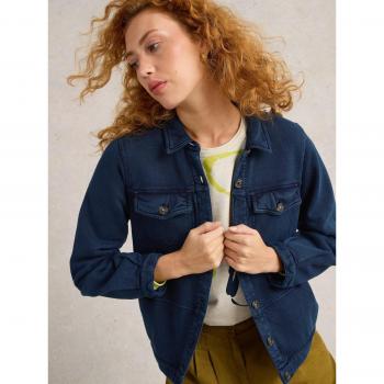Veste en jersey bleu Camille42 par White Stuff