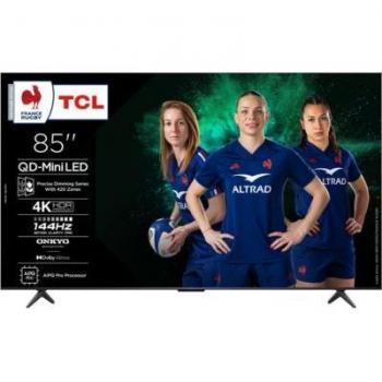 TCL 85C69K TV 2,16 m – 4K Ultra HD Smart TV Wifi Aluminium brossé