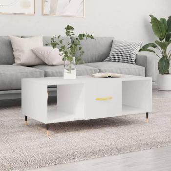 Mesa de Centro Estilo Contemporáneo en Madera Blanca