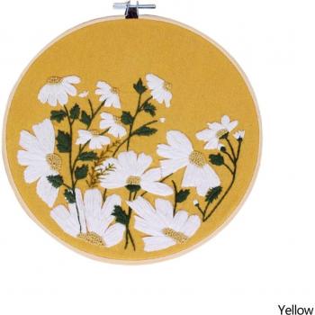Einfaches DIY-Gestempelte Stickerei Anfänger Set Blumen