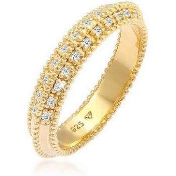 Elli Verlobungsring Gold – 0,12 ct. Diamant, 52 mm, 925‑Sterling S