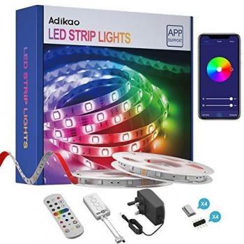 WiFi Music Sync LED Strip Lights – 10m Home Décor