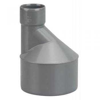 Réduction extérieure excentrée PVC (mâle-femelle) 100/50 – Produit Wavin