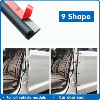 9 Type Adhesive Car Door Weatherstrip Edge Seal