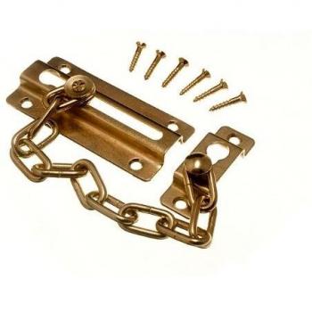 Door Chain Lock with Peephole and Screws