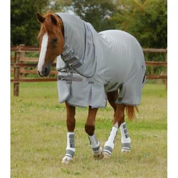 Premier Equine 213 cm Pony‑Decke mit Insektenschutz & Bauchgurt