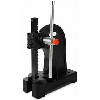 Prensa EBERTH 2 t manual (2000 kg de fuerza, hasta 190 mm de tamaño, con palanca y 4 posiciones)