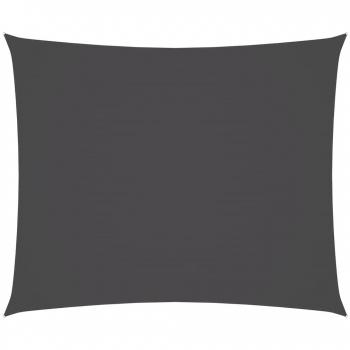 Outdoor Sunshade Sail, Anthracite, Rectangular, 2x3m, Oxford Fabric, Vidaxl