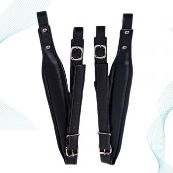 Correas de Hombro para Acordeones de Cuero Sintético E01 (Negro)